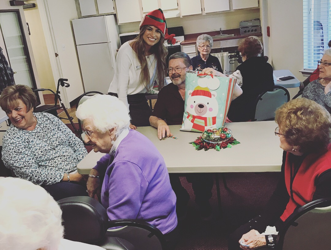 Bakersfield Community healthcare people celebrating at table